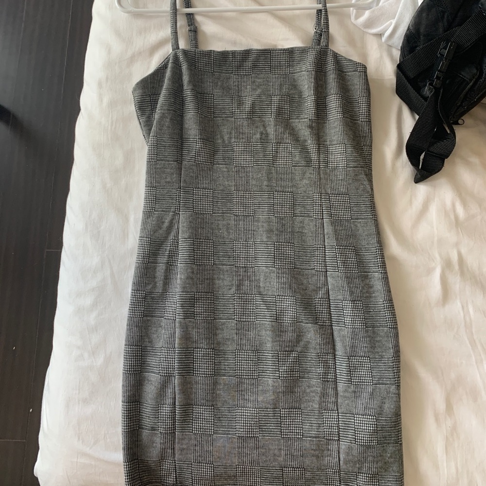 Plaid F21 bodycon dress